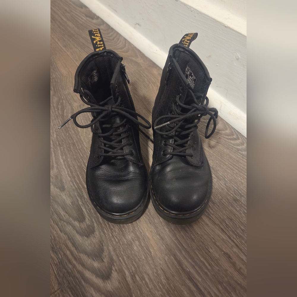 Dr. Martens Black Leather Boots